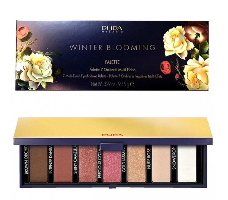 Тени для век Pupa Winter Blooming 7 Multi Eyeshadow Palette