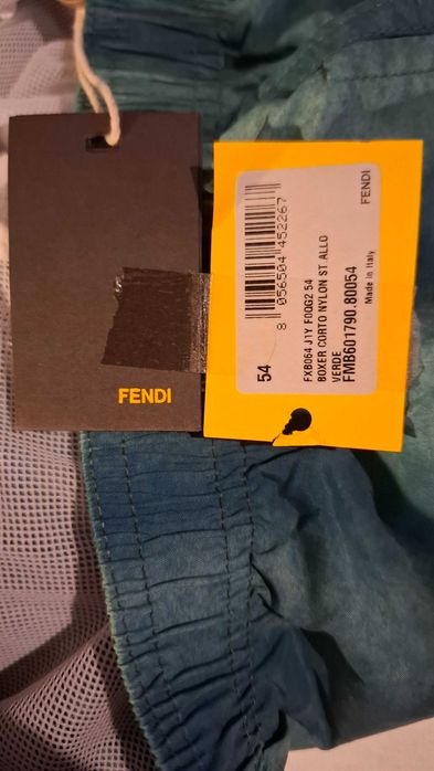 Calções de banho novos italianos Fendi XXL - SALDO
