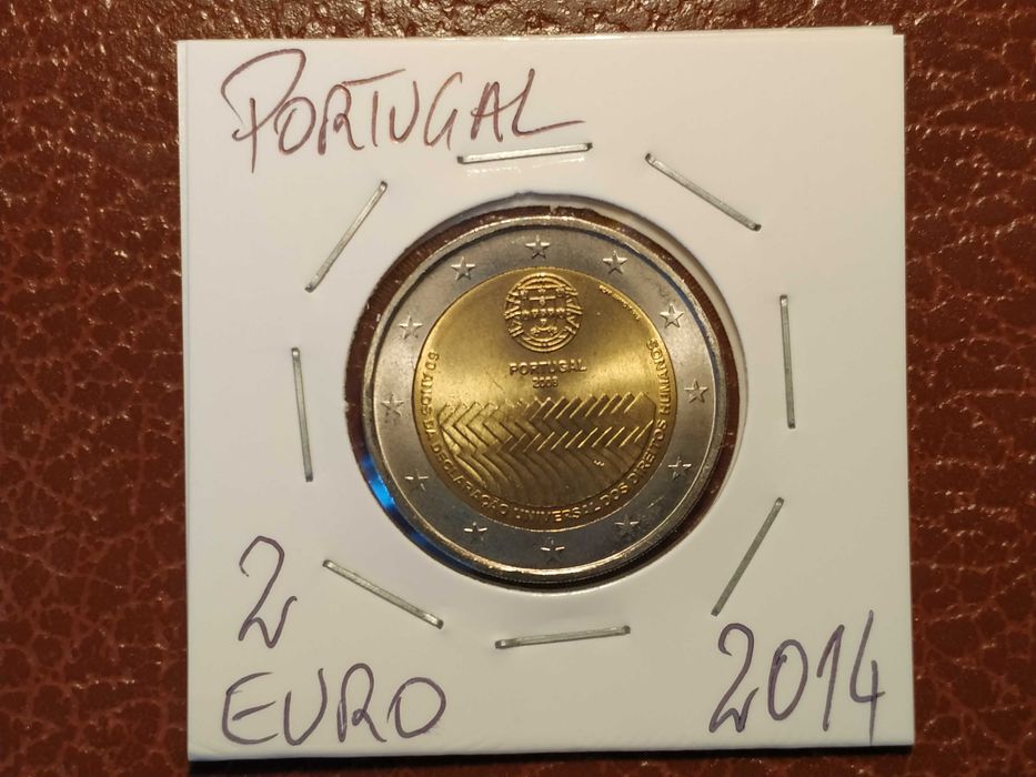 A129/30/1/3 moeda de 2€ comemorativa de 2008 Direitos Humanos (várias)