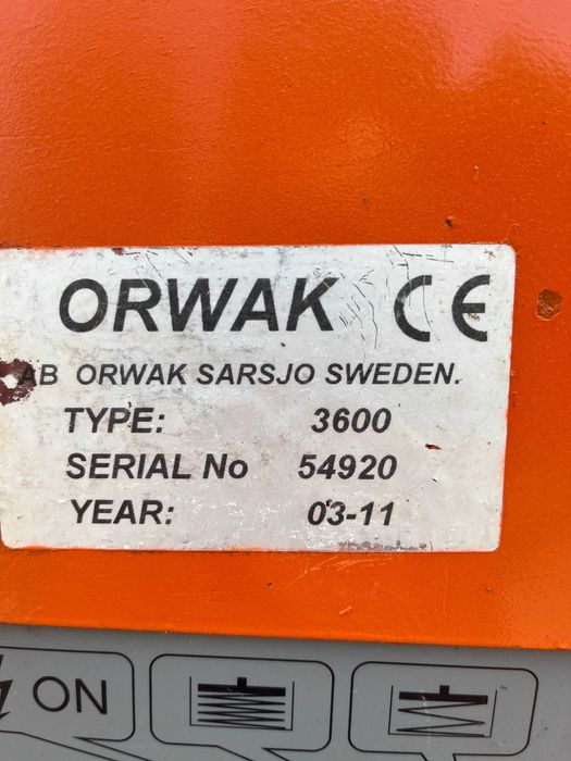 Belownica | Orwak 3600 | Do makulatury folii odzieży