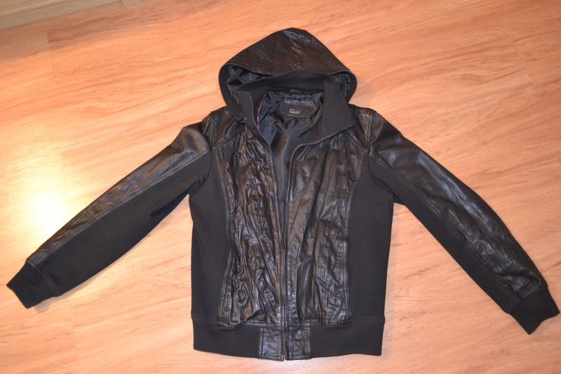 Męska kurtka skórzana ZARA