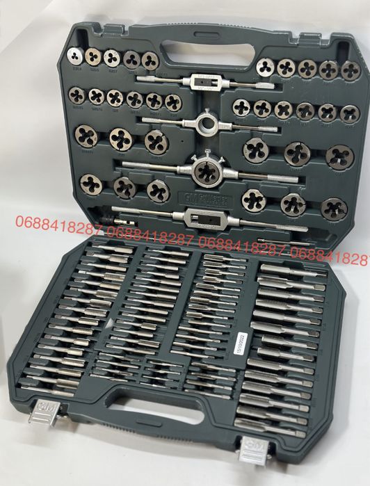 Набір інструментів плашок та мітчиків Німеччина GM 110  плашки метчико