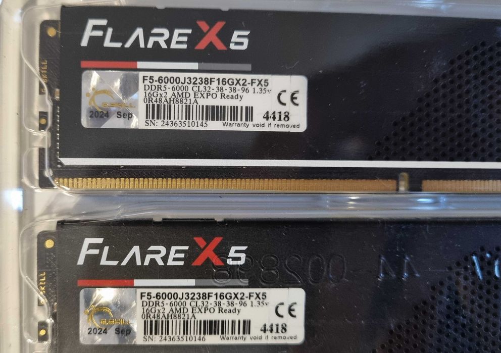 Пам'ять DDR5 32Gb G.SKILL Flare X5 6000Мгц