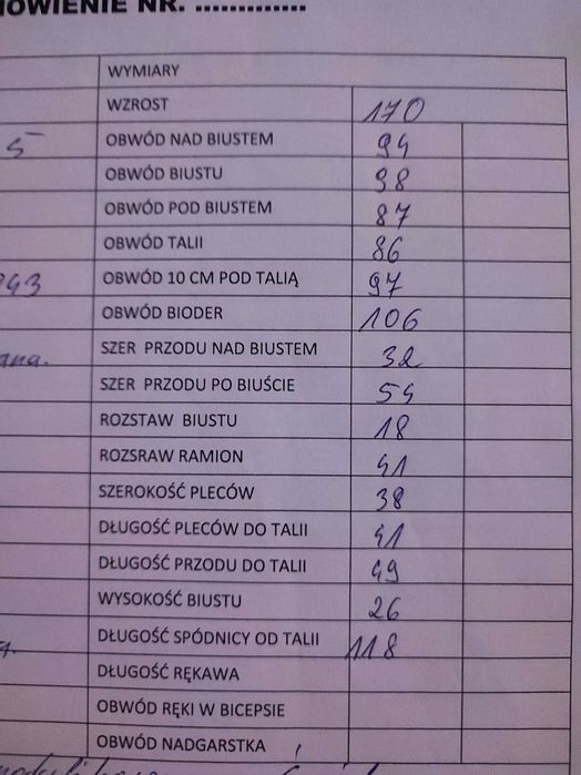 Suknia Ślubna  szyta na miarę