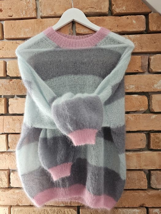 Sweter moher/jedwab