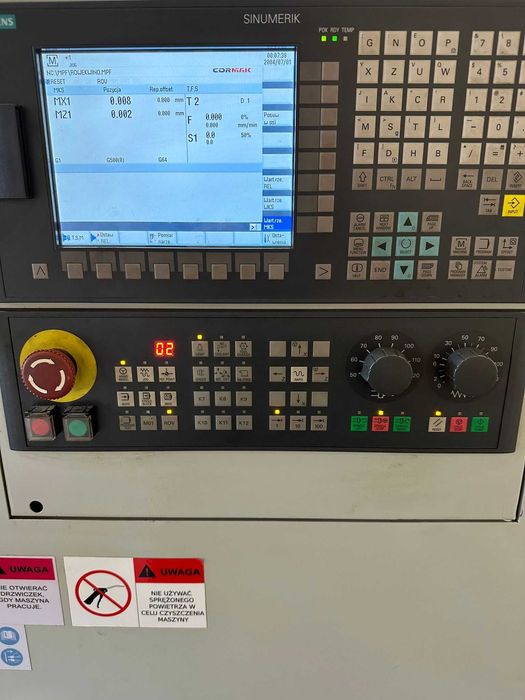 Tokarka CNC Numeryczna Sterowana Numerycznie Automat Cormak SINUMERIK