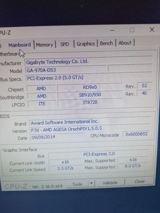 Комплект am3+ fx6300 ddr3 16gb