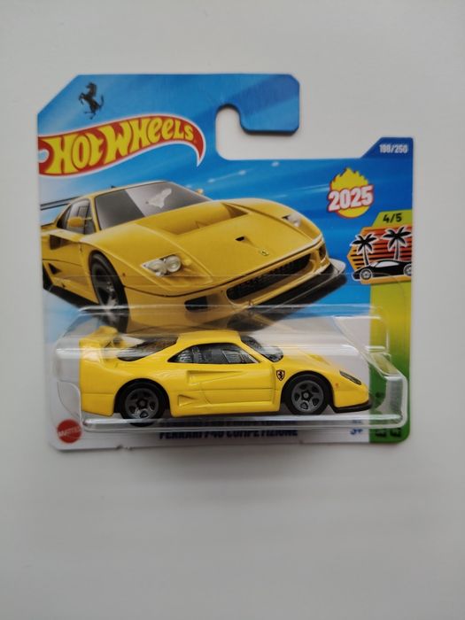 Samochodzik hot wheels nowy w opakowaniu ferrari f40 competizione 4/5 198/250