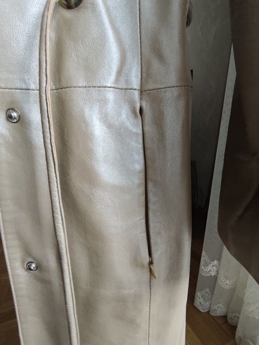 Натуральна шкіра, плащ