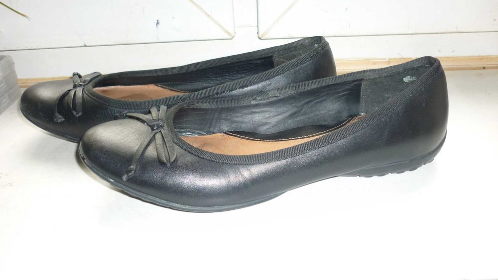 Clarks aristan- skórzane baleriny r; 39 szersze