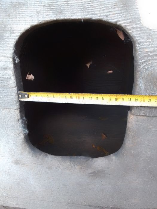 Собача буда покрита бляхою