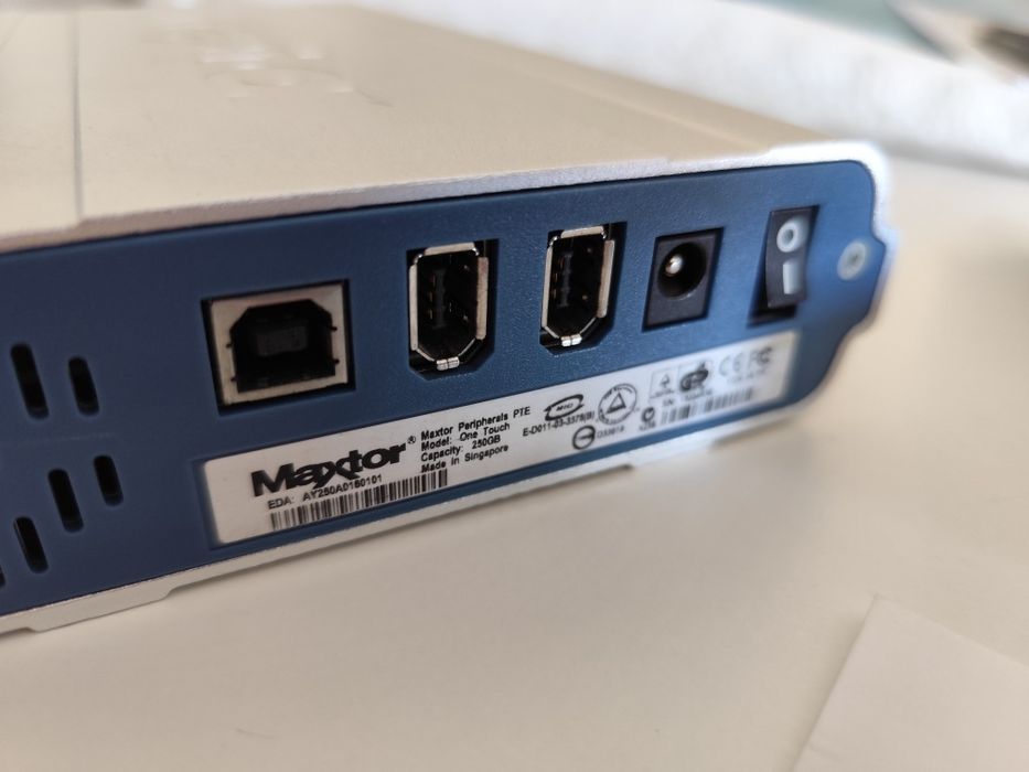 Disco externo Maxtor OneTouch 250Gb