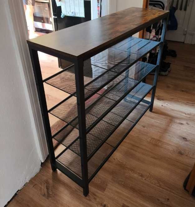 Nowa Szafka z Siedziskiem na Buty XXL Komoda Półka do Przedpokoju