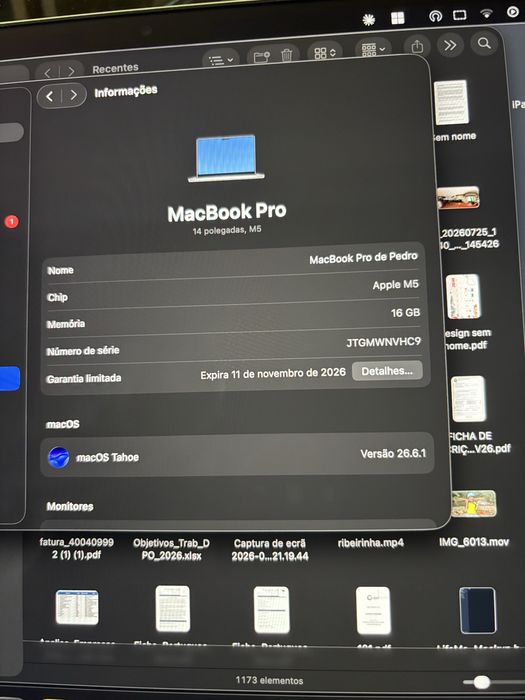 Macbook Pro M5  14” 16GB RAM SSD 512GB