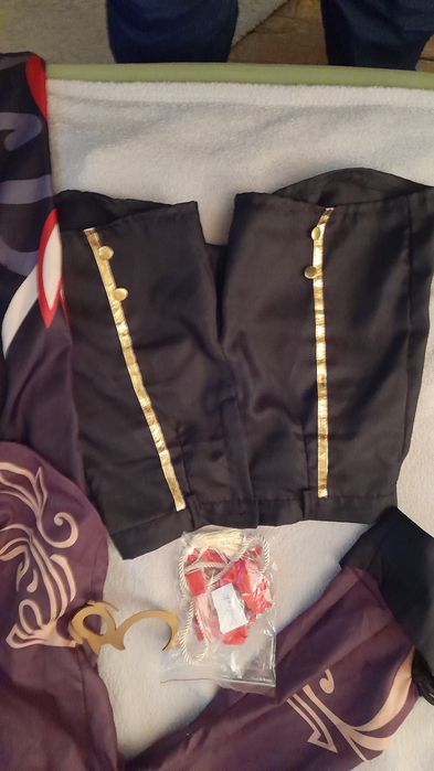 Cosplay Genshin Impact Hu  Tao bez  Wiga i  czapki