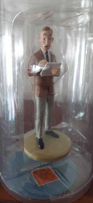Figura em resina de Hergé Repórter