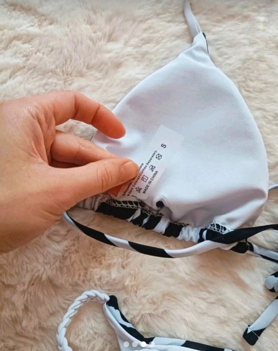 Nowy strój kąpielowy bikini, dwuczęściowy zebra