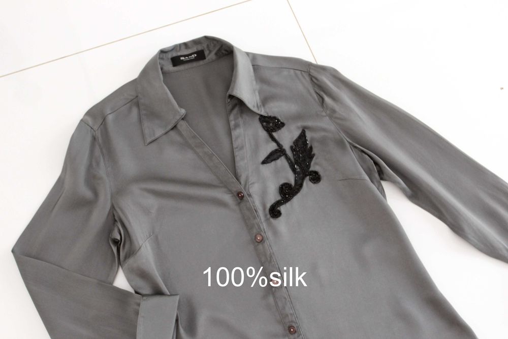 100%jedwab bez wad SAND Copenhagen M
