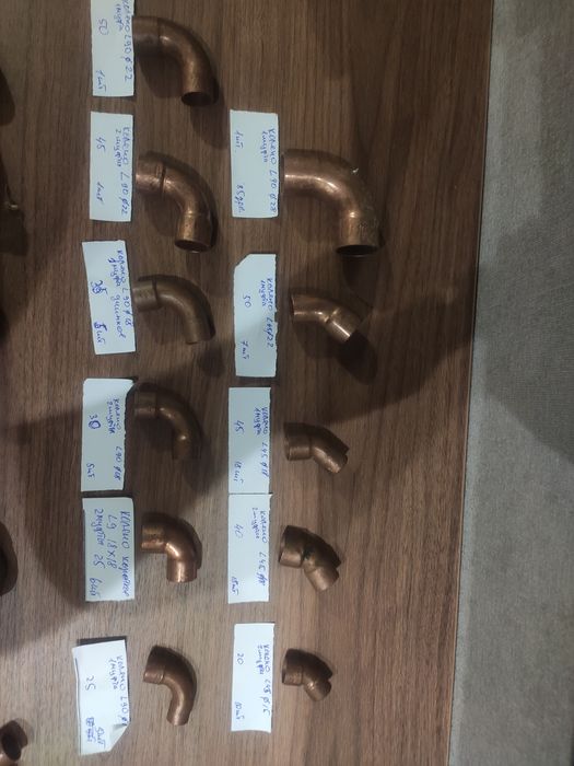 Viega.Фитинги уголки тройники для пайки медных труб