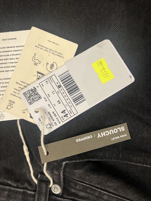 Нові джинси Mango Slouchi, 44 р