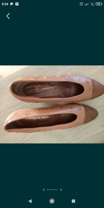 Sapatos em pele Teresa Gureg