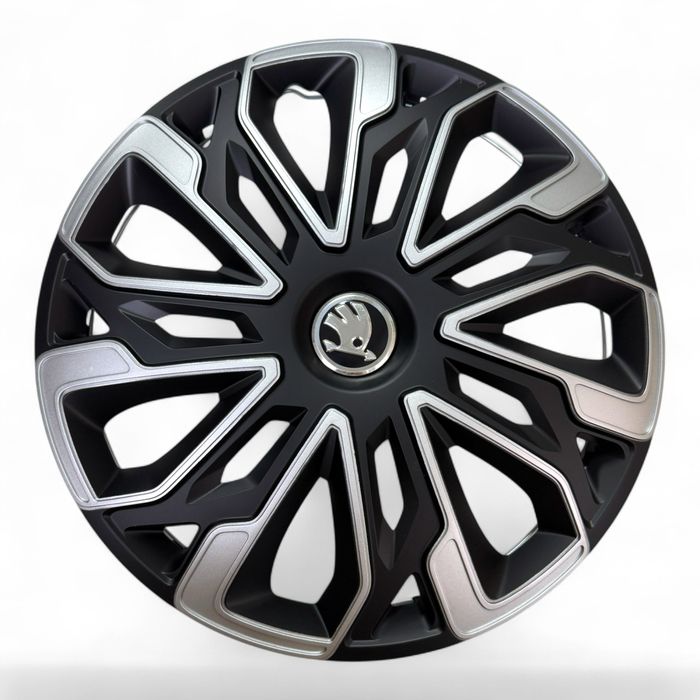 Ковпаки на колеса Estoril silver&black R15 колпаки на диски