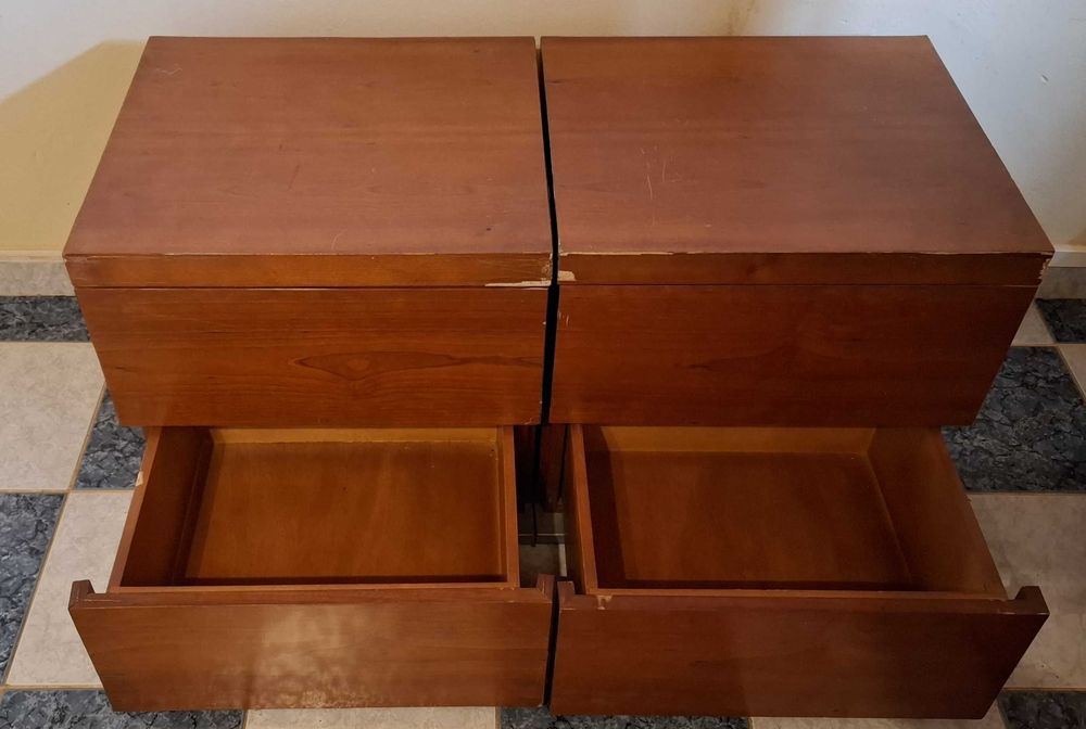 Armário madeira 4 divisões pequeno para renovação