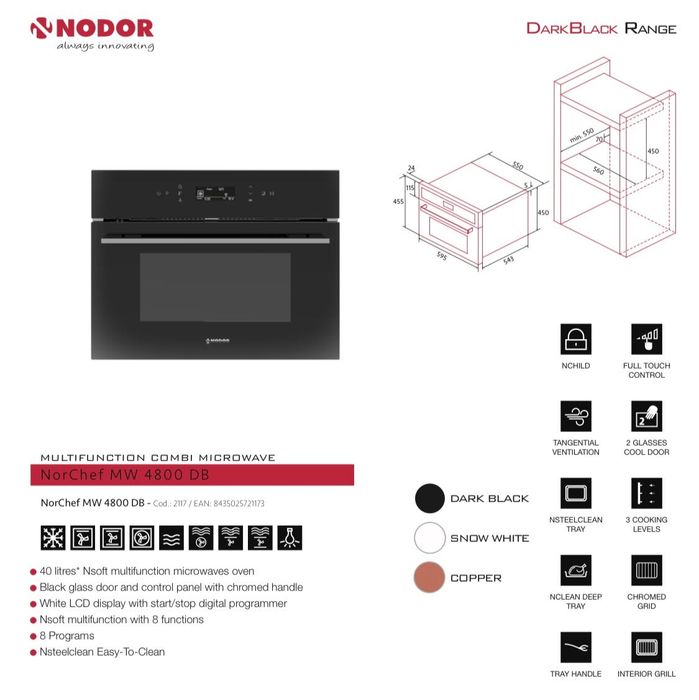 Combinado Forno/Microondas Novo