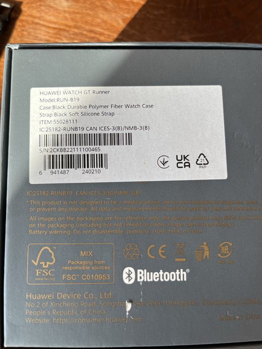 Smartwatch Huawei GT Runner
