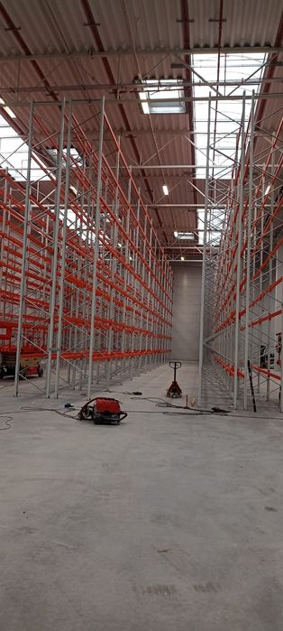 Regały magazynowe paletowe. Używane