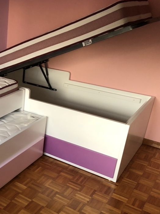 Cama solteiro elevatoria