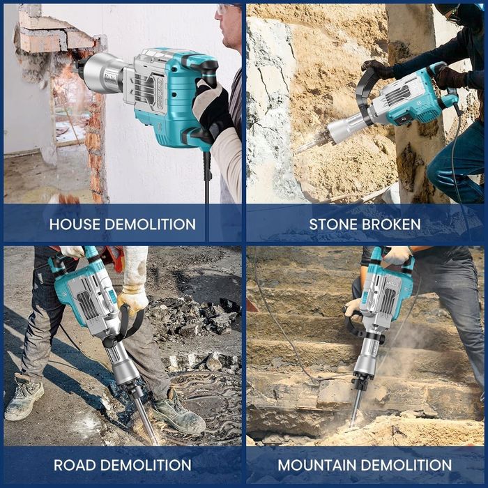 Młot wyburzeniowy ENEACRO 1700W SDS Hex 65J