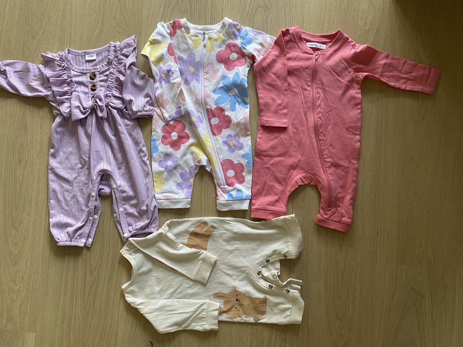 Pajacyki dla dziewczynki rozmiar 62