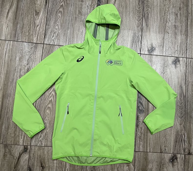 Meska Kurtka Biegowa ASICS wodoszczelna Membrana roz S