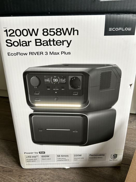 Зарядна станція Ecoflow river 3 max plus нова в наявності
