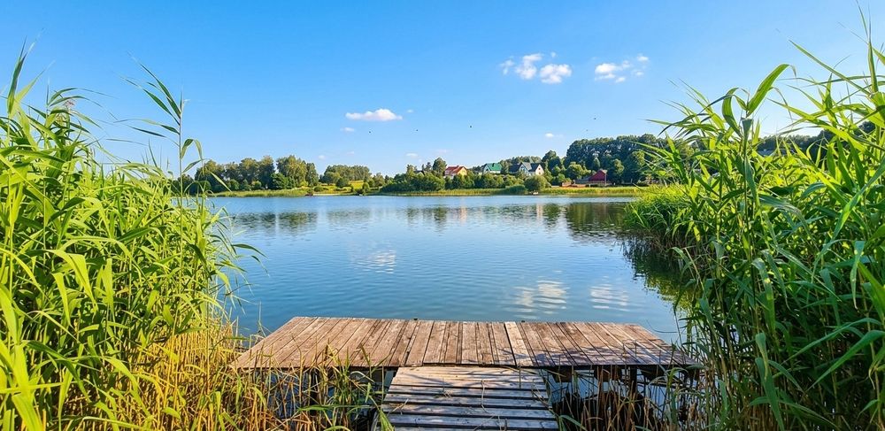 Domek nad jeziorem na Kaszubach