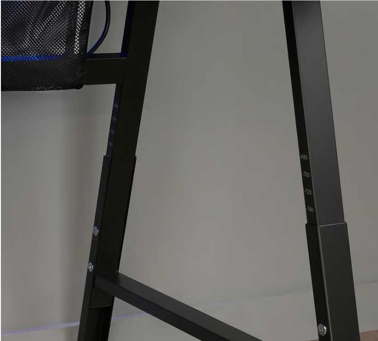 Secretária gaming IKEA UTESPELARE preta 160x80