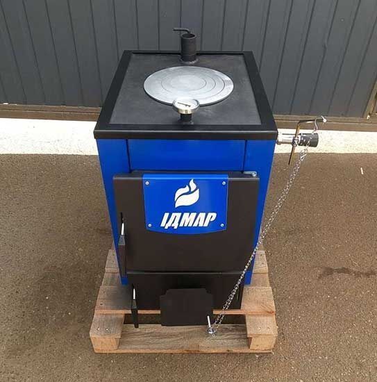 Якісний Котел твердопаливний ІДМАР с плитой! Доставка безкоштовна!