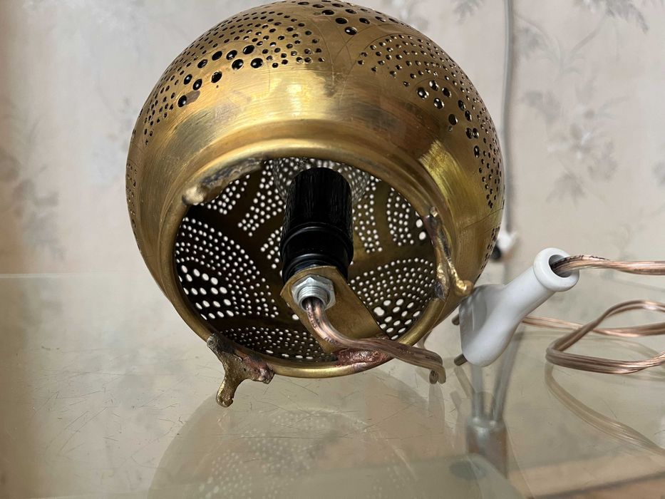 Восточный фонарь ручной работы -  латунь.