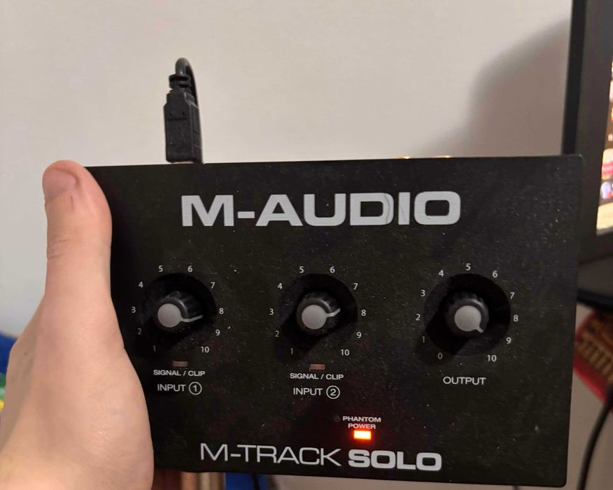 Rode Nt-1a + M-audio solo track