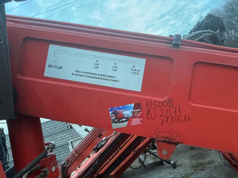 Кран манипулятор MKG 171.  2011 року