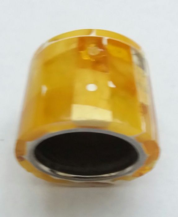 L125, wyprzedaż garażowa Vintage naparstek bursztyn starocie