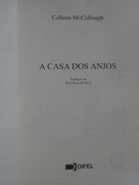 A Casa dos Anjos de Colleen McCullough