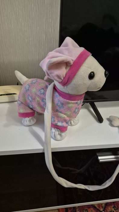 М'яка інтерактивна іграшка Собака музикальна,