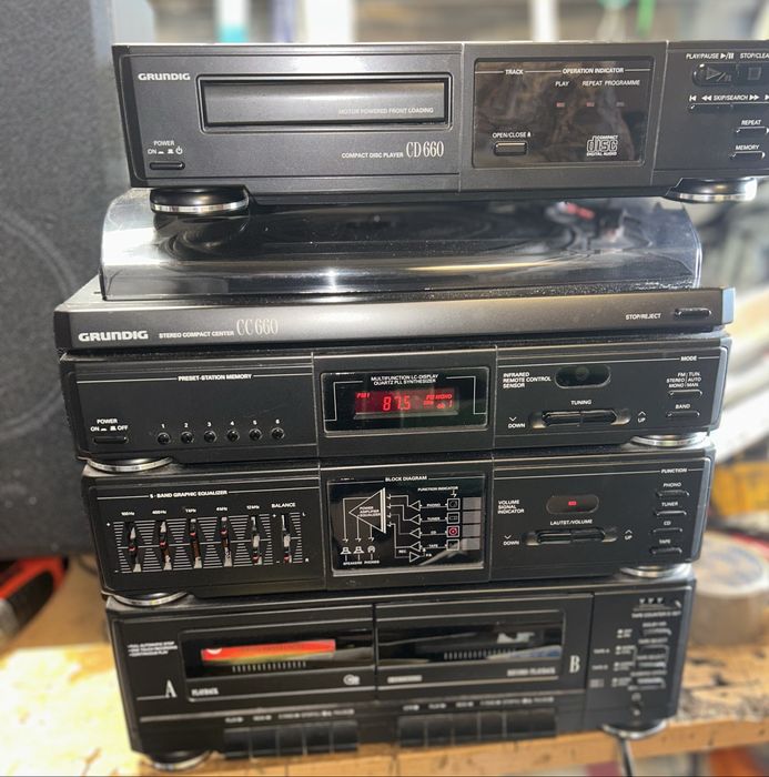Grundig CC660 zestaw CD,kaseta, gramofon