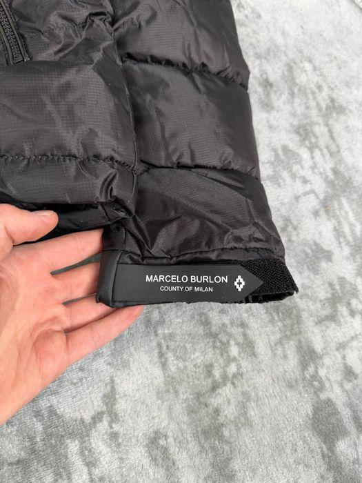 Куртка пуховик Marcelo Burlon пухан марсело бурлон