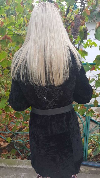 Шуба каракуль натуральна кожа дуже тепла