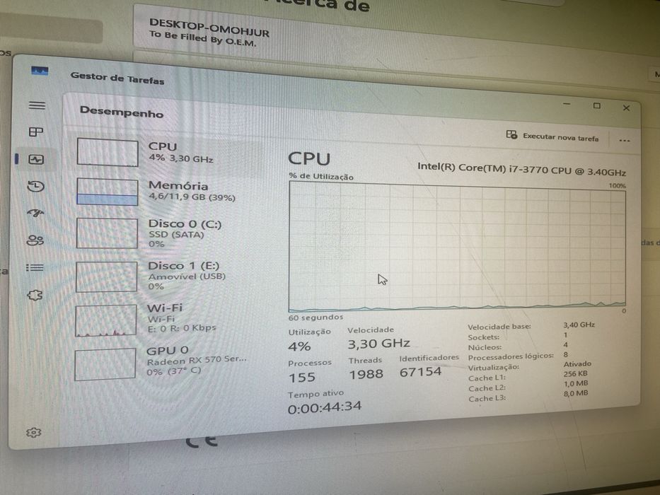 PC Gaming RX 570 + i7 | 12 GB RAM