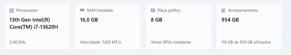 Portátil MSI RTX 4060 i7-13620H 1TB 16GB DDR5