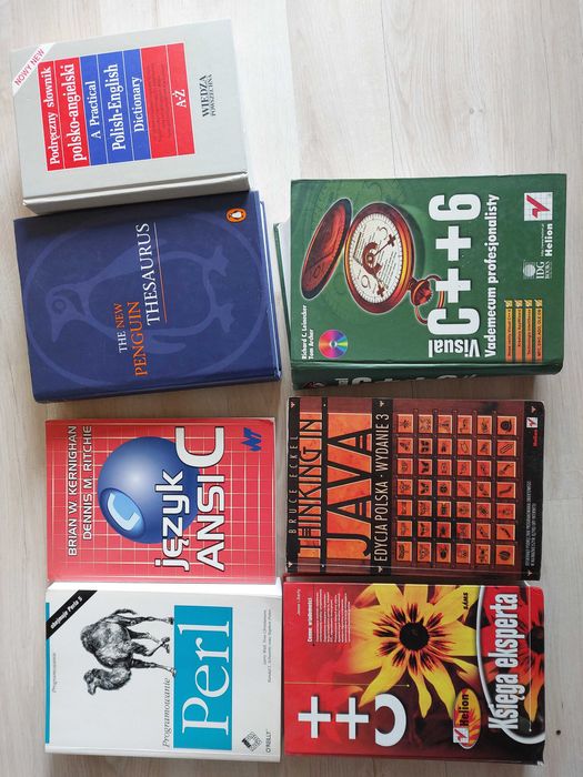 Programowanie, jez. Angielski- książki